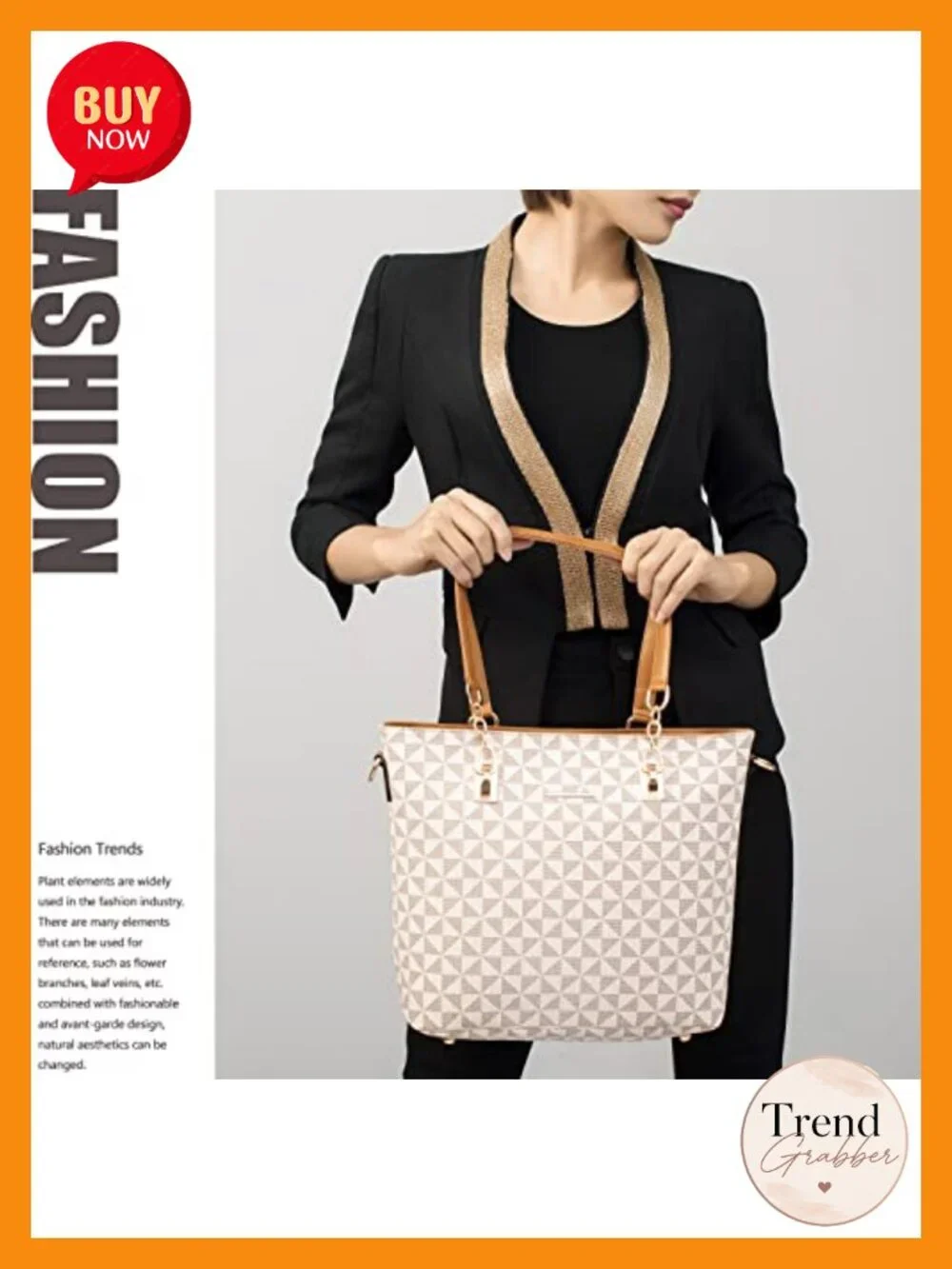 6-Piece Faux Leather Satchel & Tote Set with Wallets